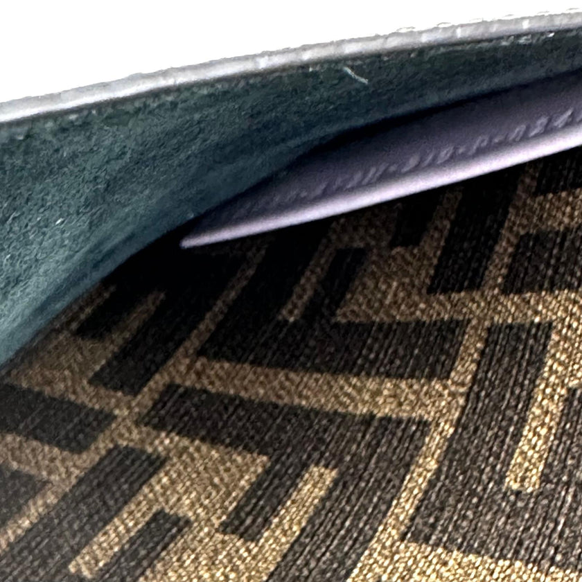 Fendi Peekaboo Regular in Pelle Sfumata Lilla con Finiture Silver