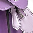 Fendi Peekaboo Regular in Pelle Sfumata Lilla con Finiture Silver
