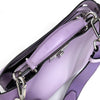 Fendi Peekaboo Regular in Pelle Sfumata Lilla con Finiture Silver