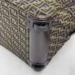 Fendi Trolley Vintage Zucca FF in tela marrone e pelle