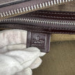 Fendi Trolley Vintage Zucca FF in tela marrone e pelle