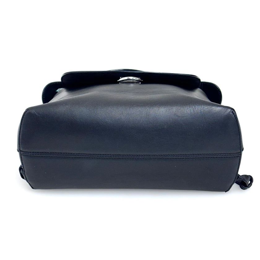 Fendi Zaino Back to School in pelle nera a 3 Vie