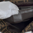 Fendi Zucchino Borsa a spalla Mama Baguette Marrone