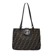 Fendi Zucchino Borsa a spalla Mama Baguette Marrone