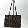 Fendi Zucchino Borsa a spalla Mama Baguette Marrone