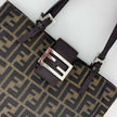 Fendi Zucchino Borsa a spalla Mama Baguette Marrone