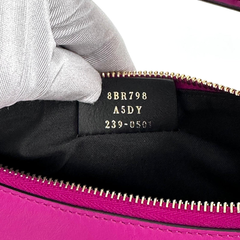 Fendi borsa a spalla Fendigraphy Small Nappa in pelle Fucsia
