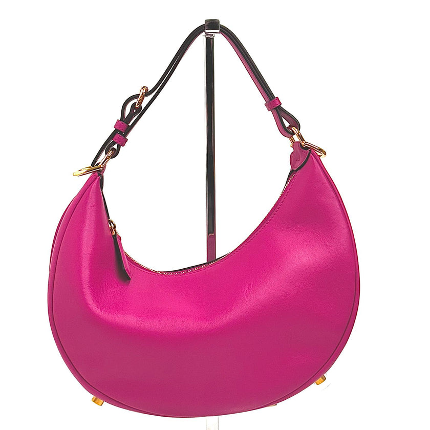 Fendi borsa a spalla Fendigraphy Small Nappa in pelle Fucsia