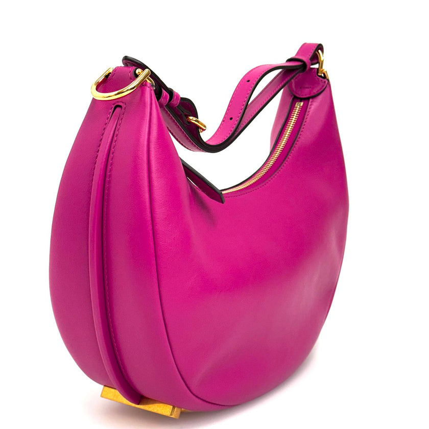 Fendi borsa a spalla Fendigraphy Small Nappa in pelle Fucsia