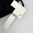 Fendi cover per iPhone 6/6s/7 in pelle nera con applicazione mink rosa cipria
