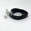 Gianni Versace Cintura in pelle nera Medusa Mis. 100