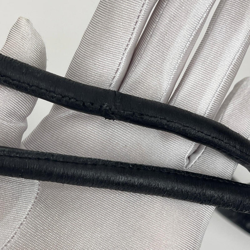 Gianni Versace Couture Medusa Maxi Sacca Vintage in Pelle Nera