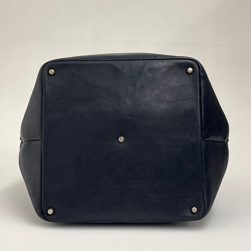 Gianni Versace Couture Medusa Maxi Sacca Vintage in Pelle Nera