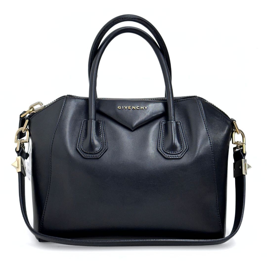 Givenchy borsa a spalla Antigona piccola in pelle nera