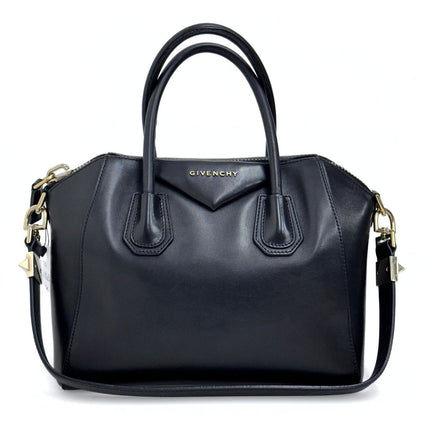Givenchy borsa a spalla Antigona piccola in pelle nera