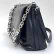 Givenchy Borsa 4G soft in pelle nera con catena logo