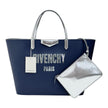 Givenchy Borsa Antigona Shopping Bag in pelle di vitello blu e argento con pochette