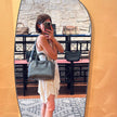 Givenchy Borsa Antigona Small in Pelle Grigio Ardesia con Tracolla