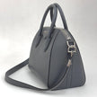 Givenchy Borsa Antigona Small in Pelle Grigio Ardesia con Tracolla