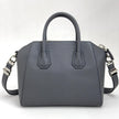 Givenchy Borsa Antigona Small in Pelle Grigio Ardesia con Tracolla