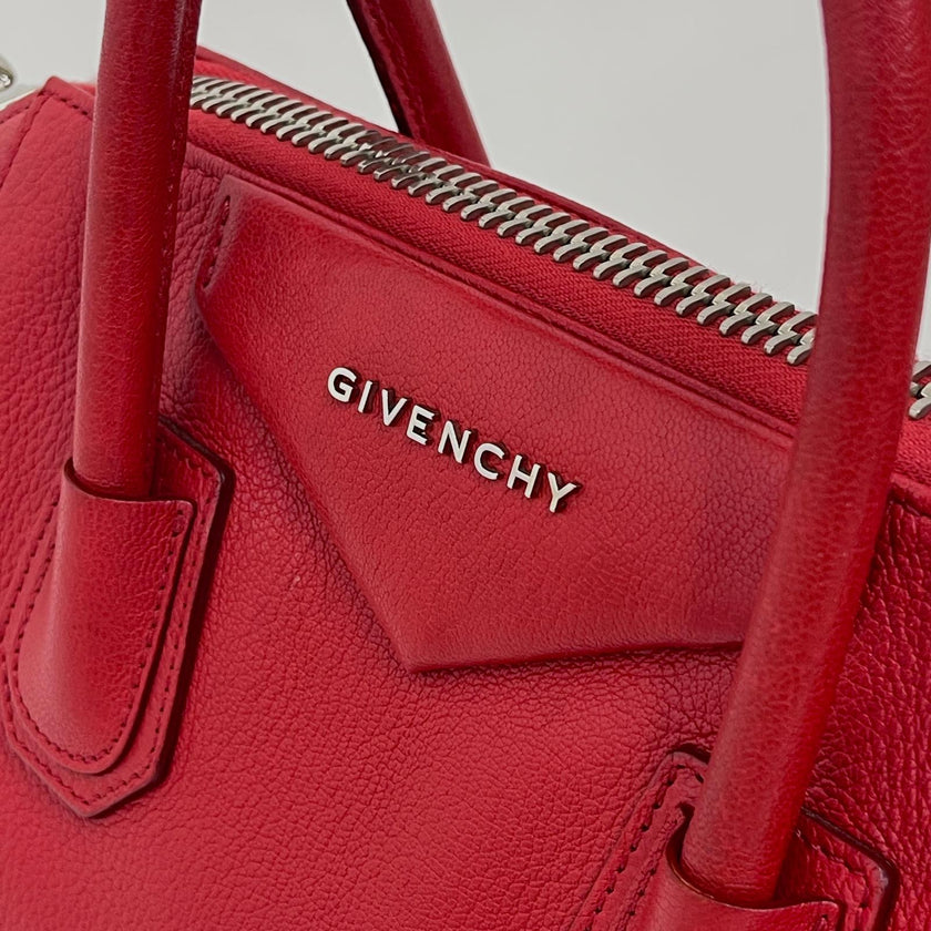 Givenchy Borsa Antigona Small in Pelle Rossa