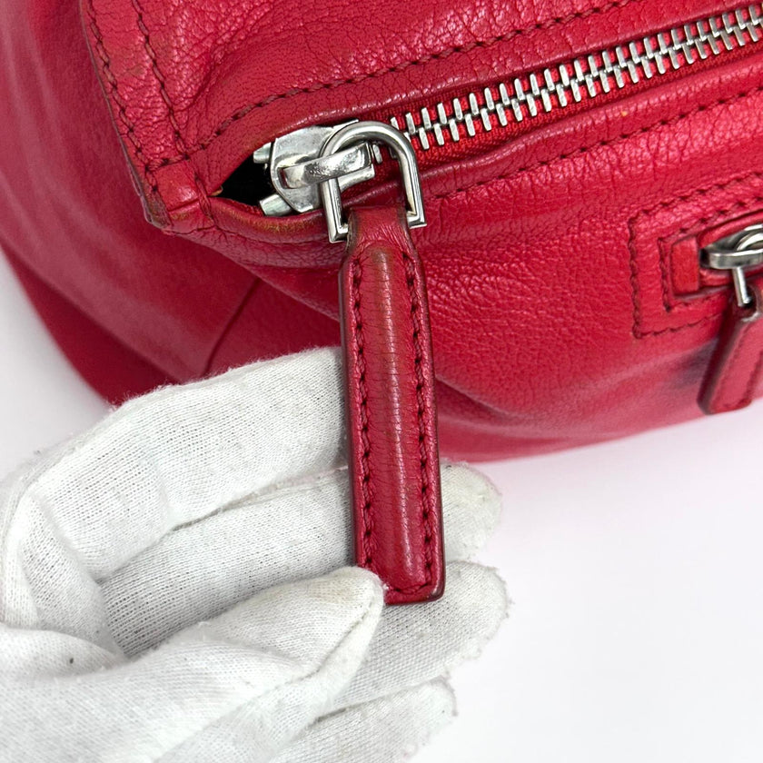 Givenchy Borsa Pandora Medium in pelle rossa con tracolla