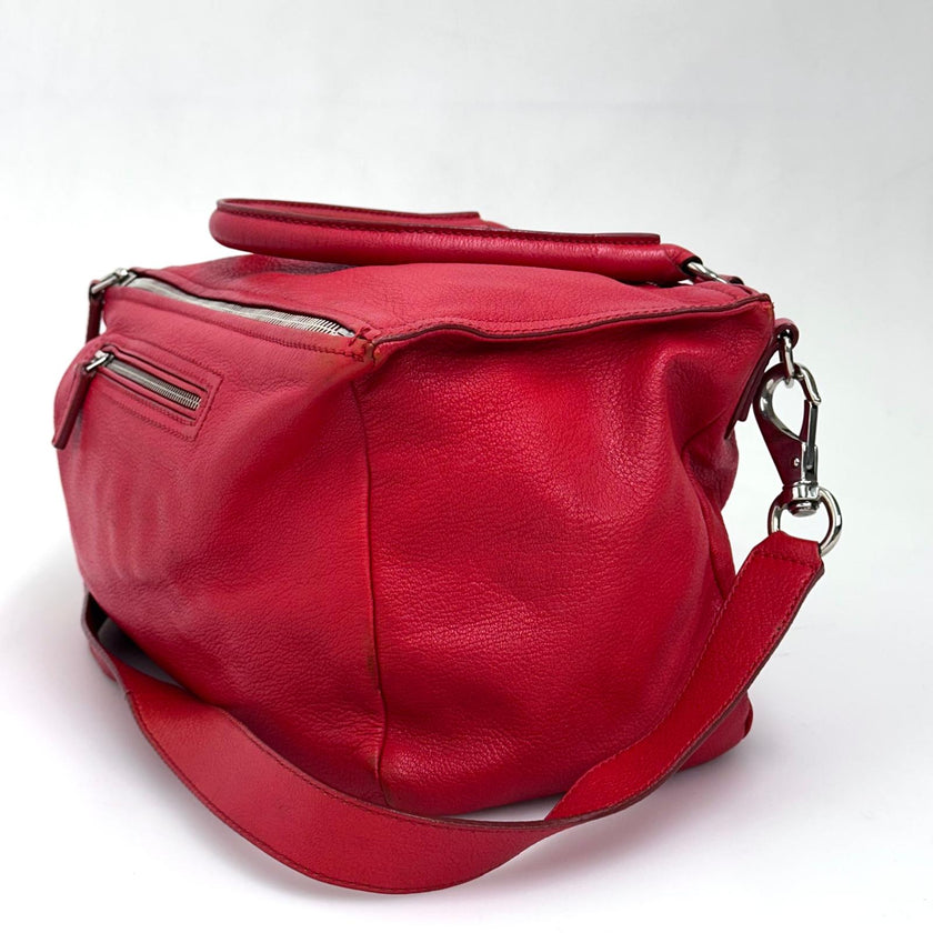 Givenchy Borsa Pandora Medium in pelle rossa con tracolla