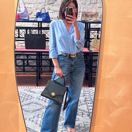 Givenchy Borsa Vintage Sacs à Main Nera in Pelle Saffiano con Tracolla
