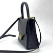 Givenchy Borsa Vintage Sacs à Main Nera in Pelle Saffiano con Tracolla