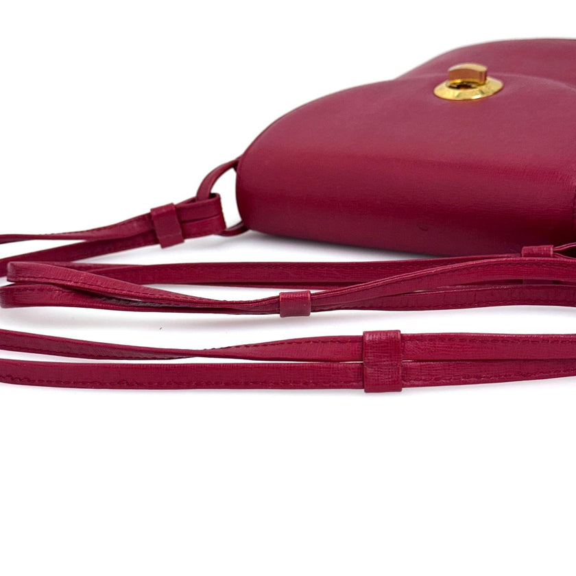 Givenchy Borsa a Tracolla Vintage in Pelle Rossa