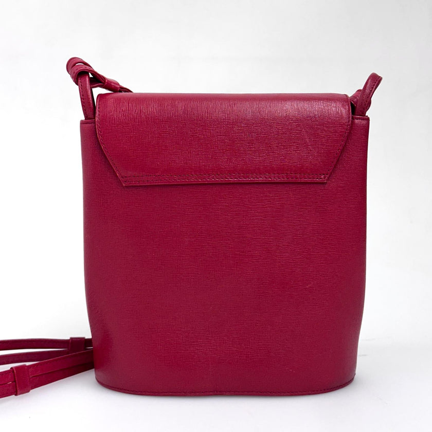 Givenchy Borsa a Tracolla Vintage in Pelle Rossa