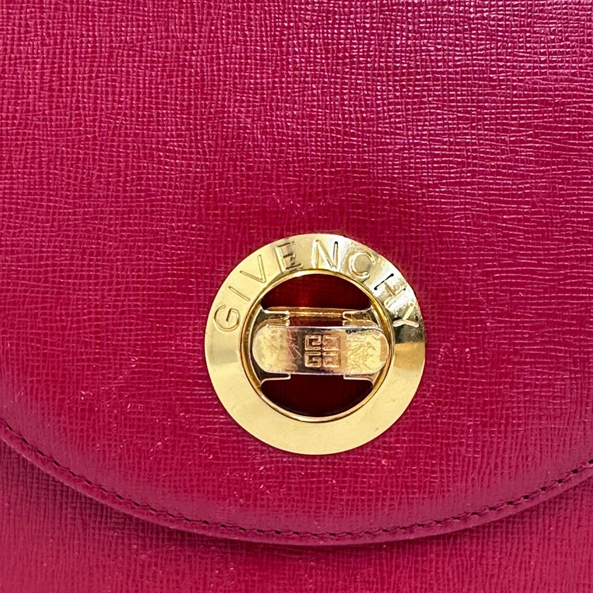 Givenchy Borsa a Tracolla Vintage in Pelle Rossa
