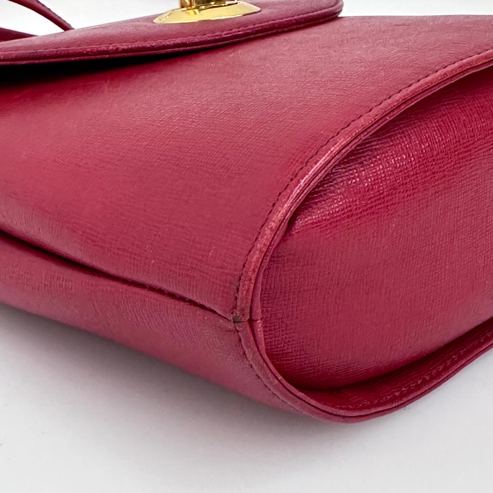 Givenchy Borsa a Tracolla Vintage in Pelle Rossa