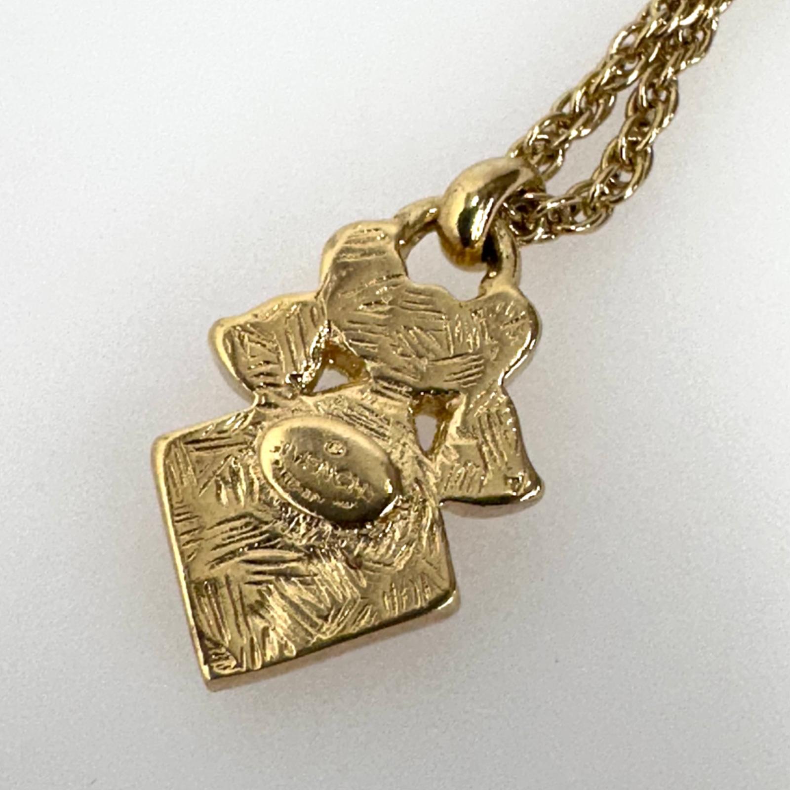 Givenchy Collana vintage con charm logo 4G dorato