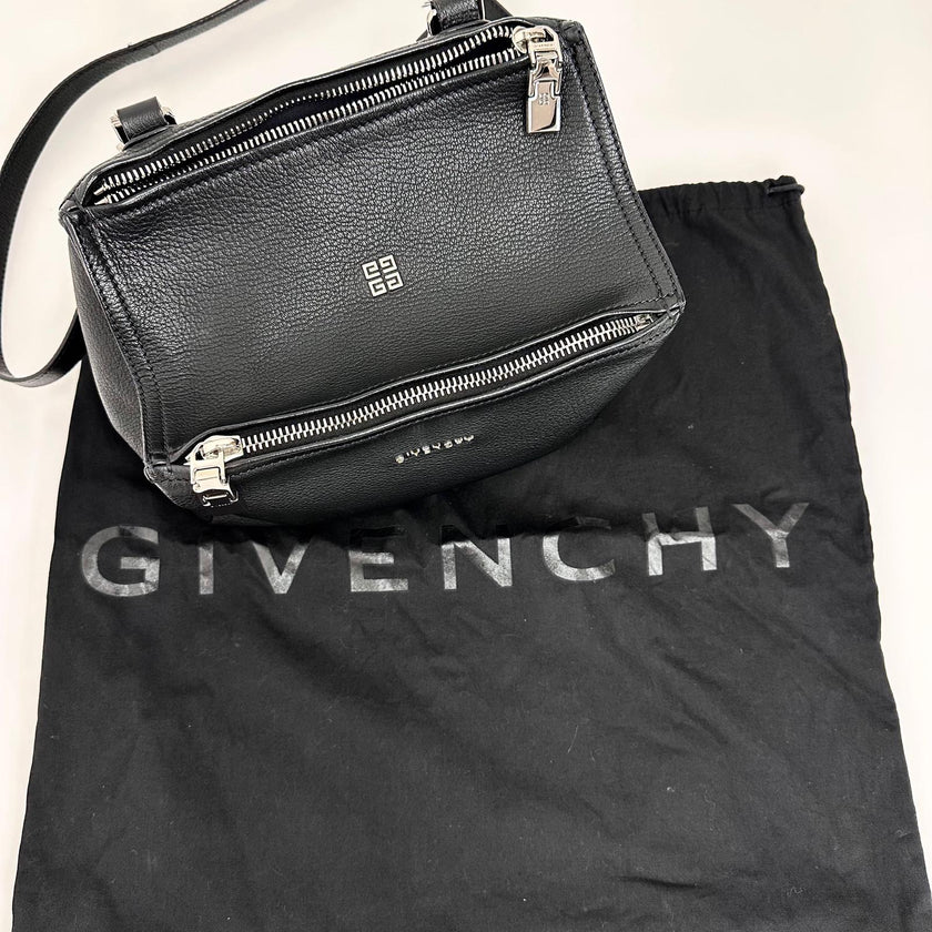 Givenchy borsa Pandora piccola in pelle nera