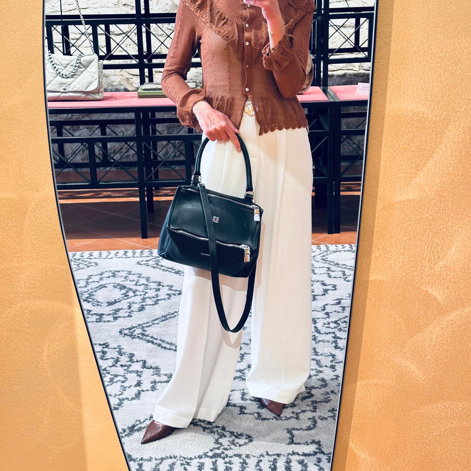 Givenchy borsa Pandora piccola in pelle nera