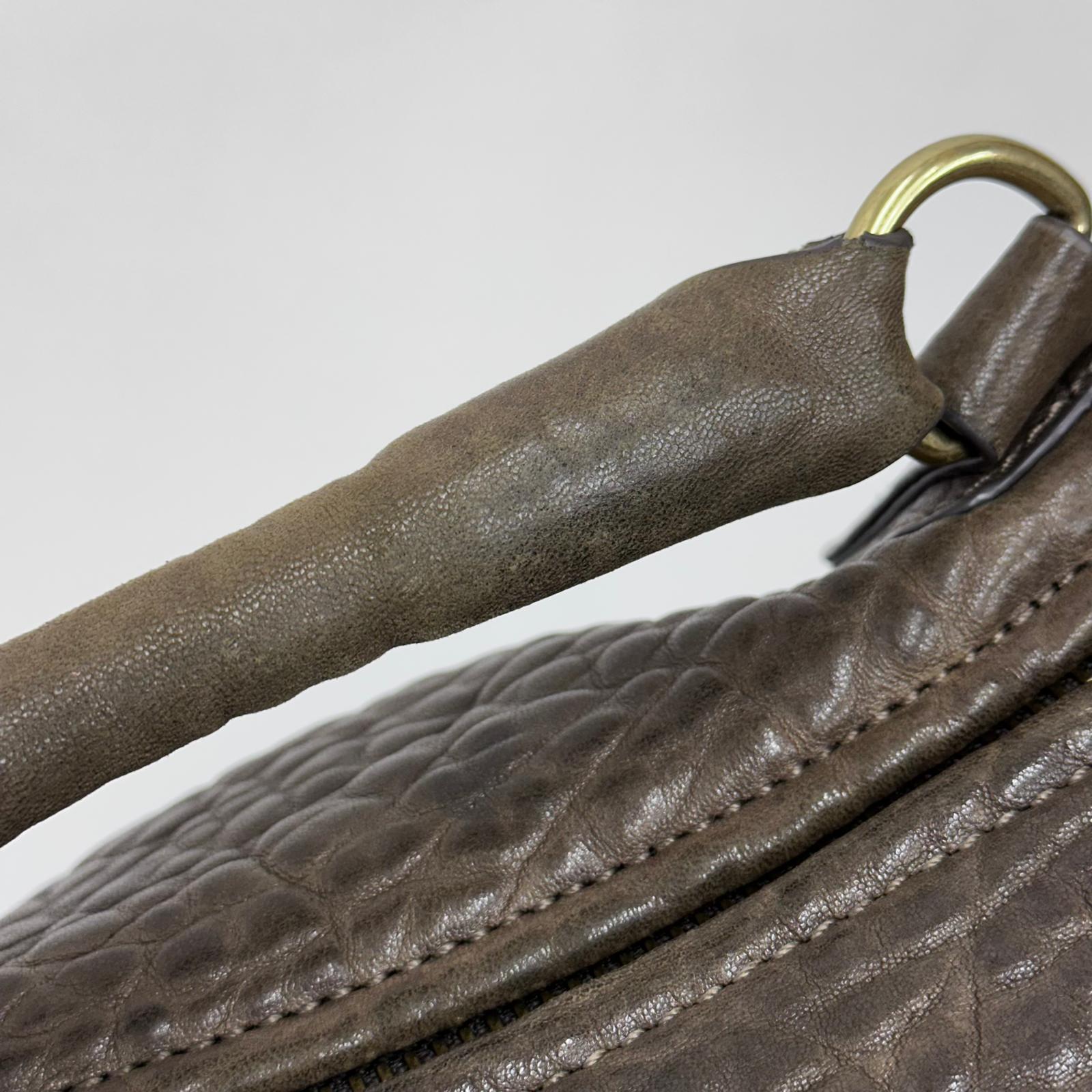 Givenchy borsa a tracolla Pandora Large in pelle martellata marrone