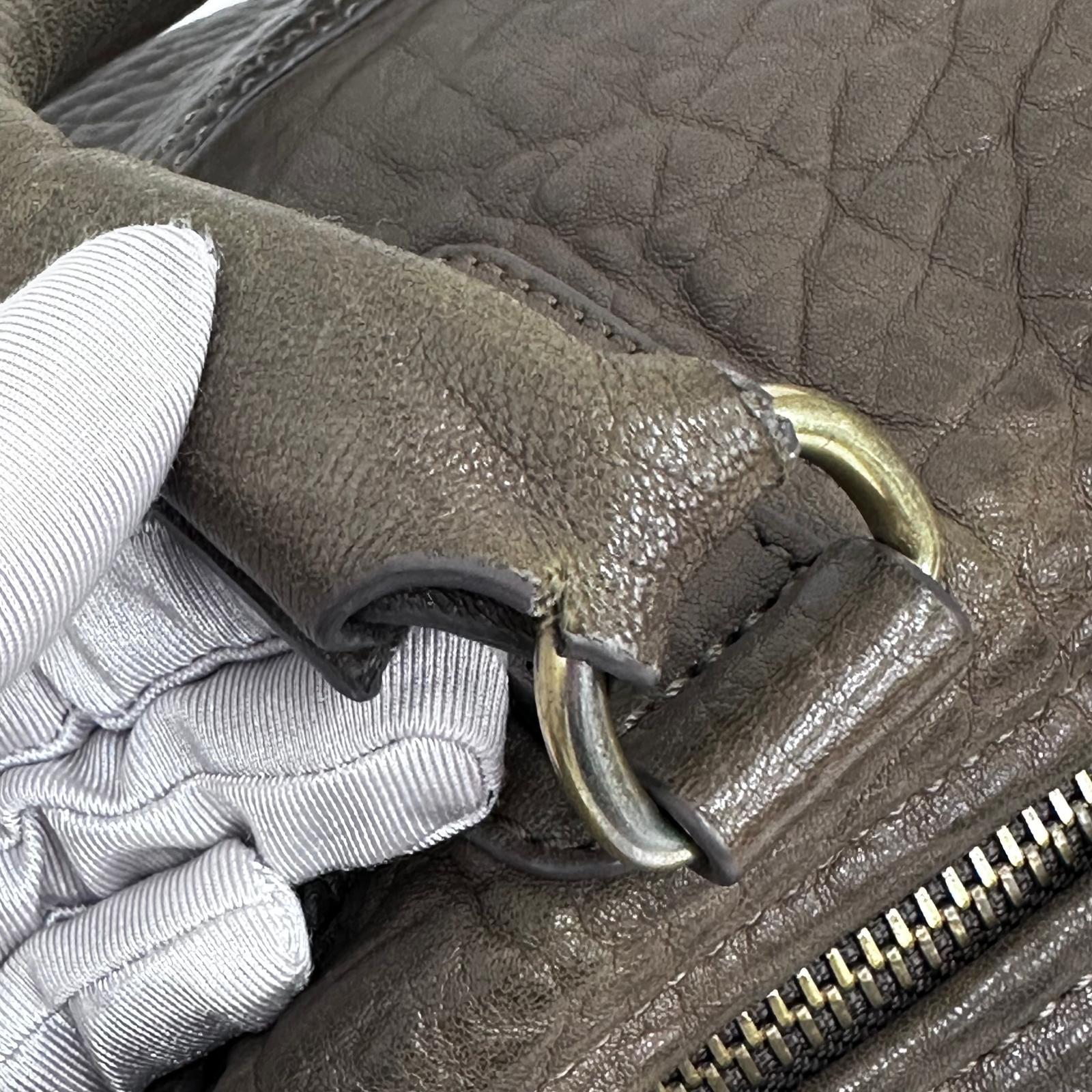 Givenchy borsa a tracolla Pandora Large in pelle martellata marrone