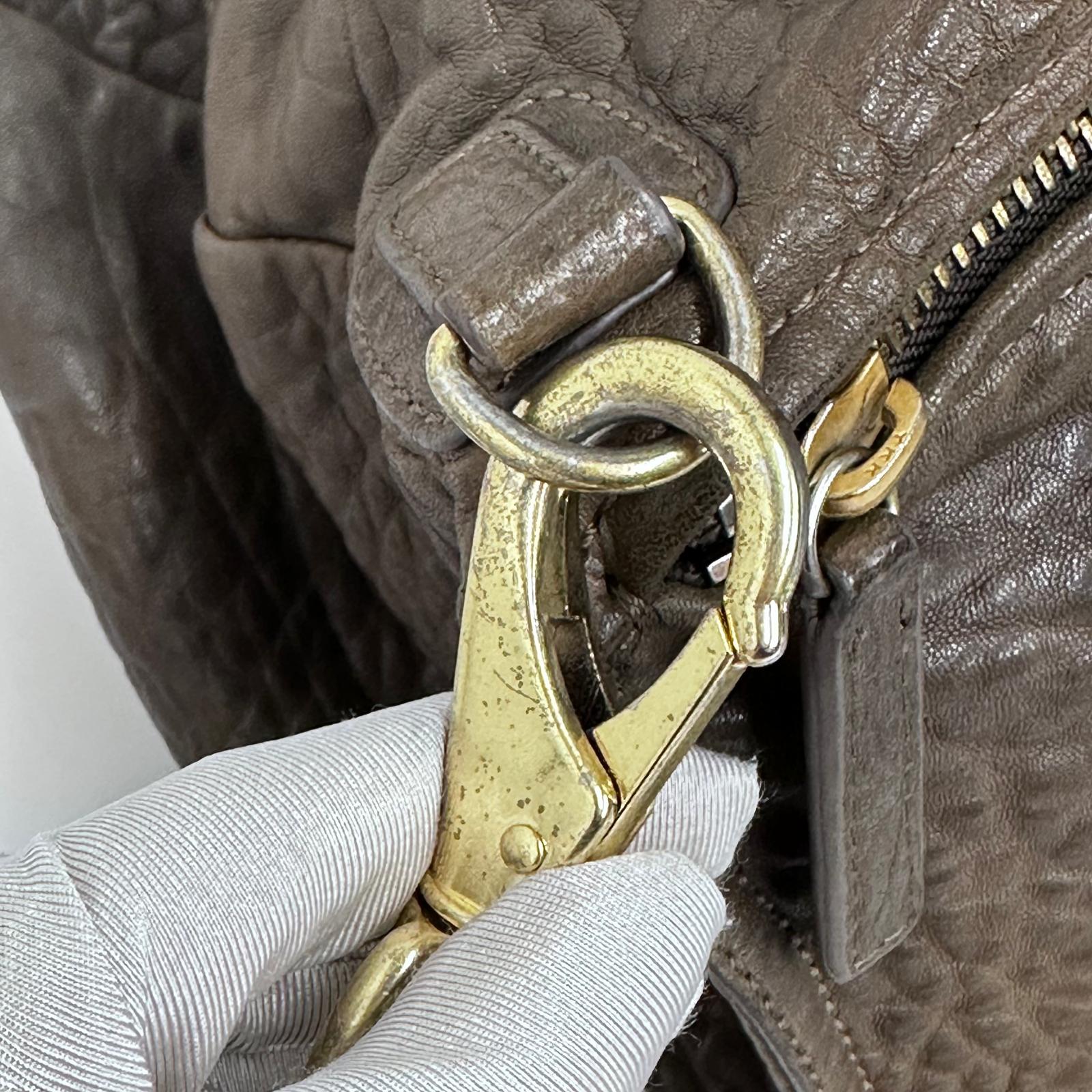 Givenchy borsa a tracolla Pandora Large in pelle martellata marrone