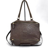 Givenchy borsa a tracolla Pandora Large in pelle martellata marrone