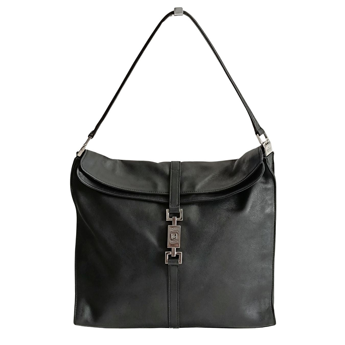 Gucci borsa a spalla Jackie in pelle nera