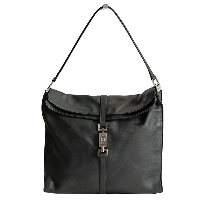 Gucci borsa a spalla Jackie in pelle nera