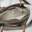 Gucci Bamboo Borsa Shopper Taupe in Pelle con Tracolla