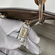 Gucci Bamboo Borsa Shopper Taupe in Pelle con Tracolla