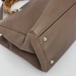 Gucci Bamboo Borsa Shopper Taupe in Pelle con Tracolla