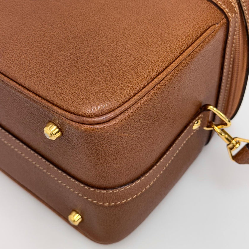 Gucci Borsa Bamboo modello vanity case vintage con specchio