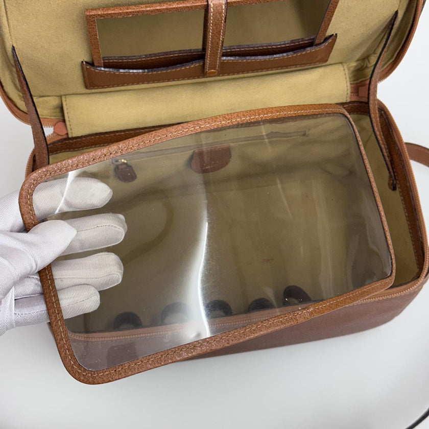 Gucci Borsa Bamboo modello vanity case vintage con specchio