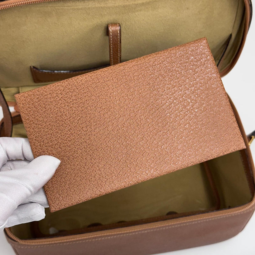 Gucci Borsa Bamboo modello vanity case vintage con specchio