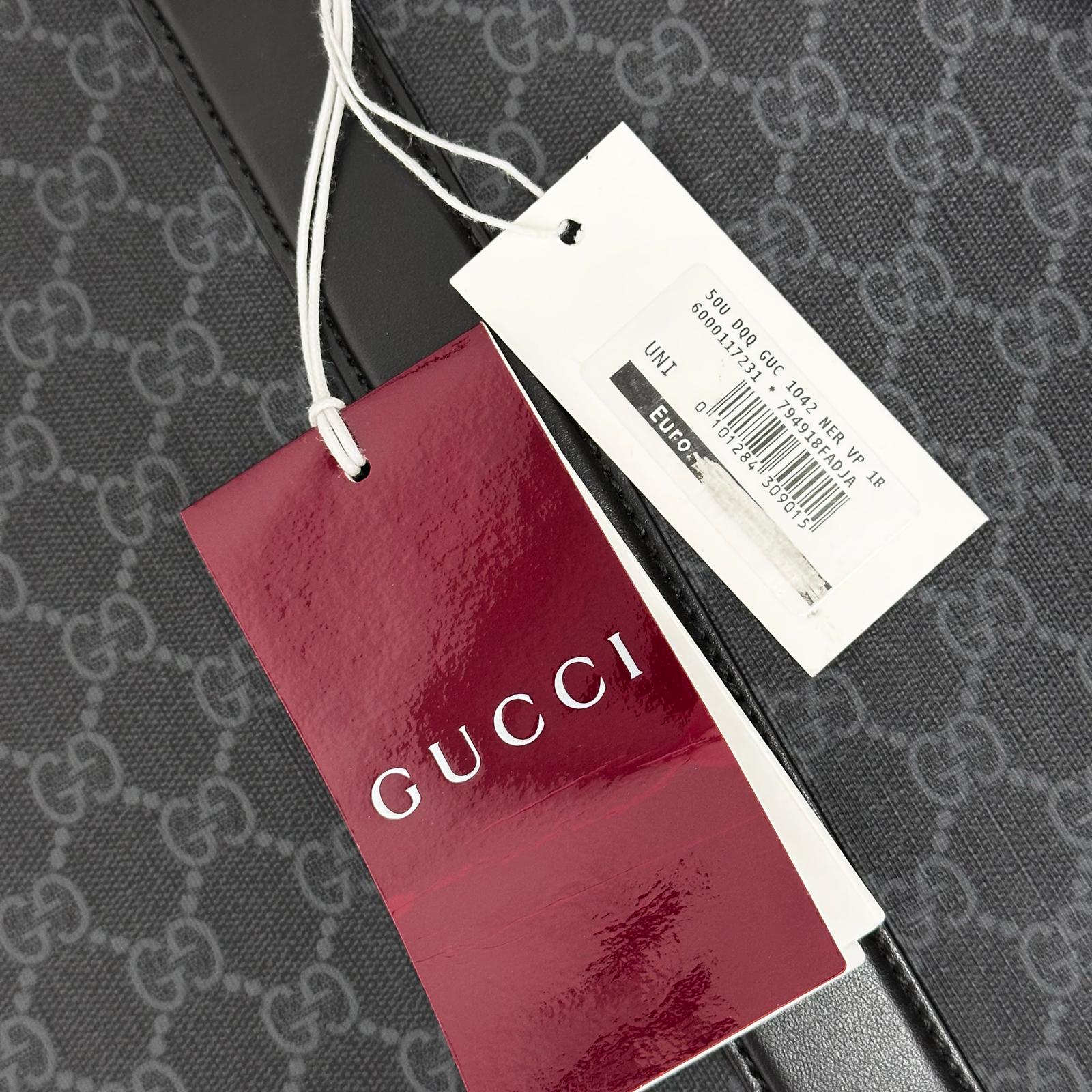 Gucci Borsa Business in Tela GG Supreme Nera