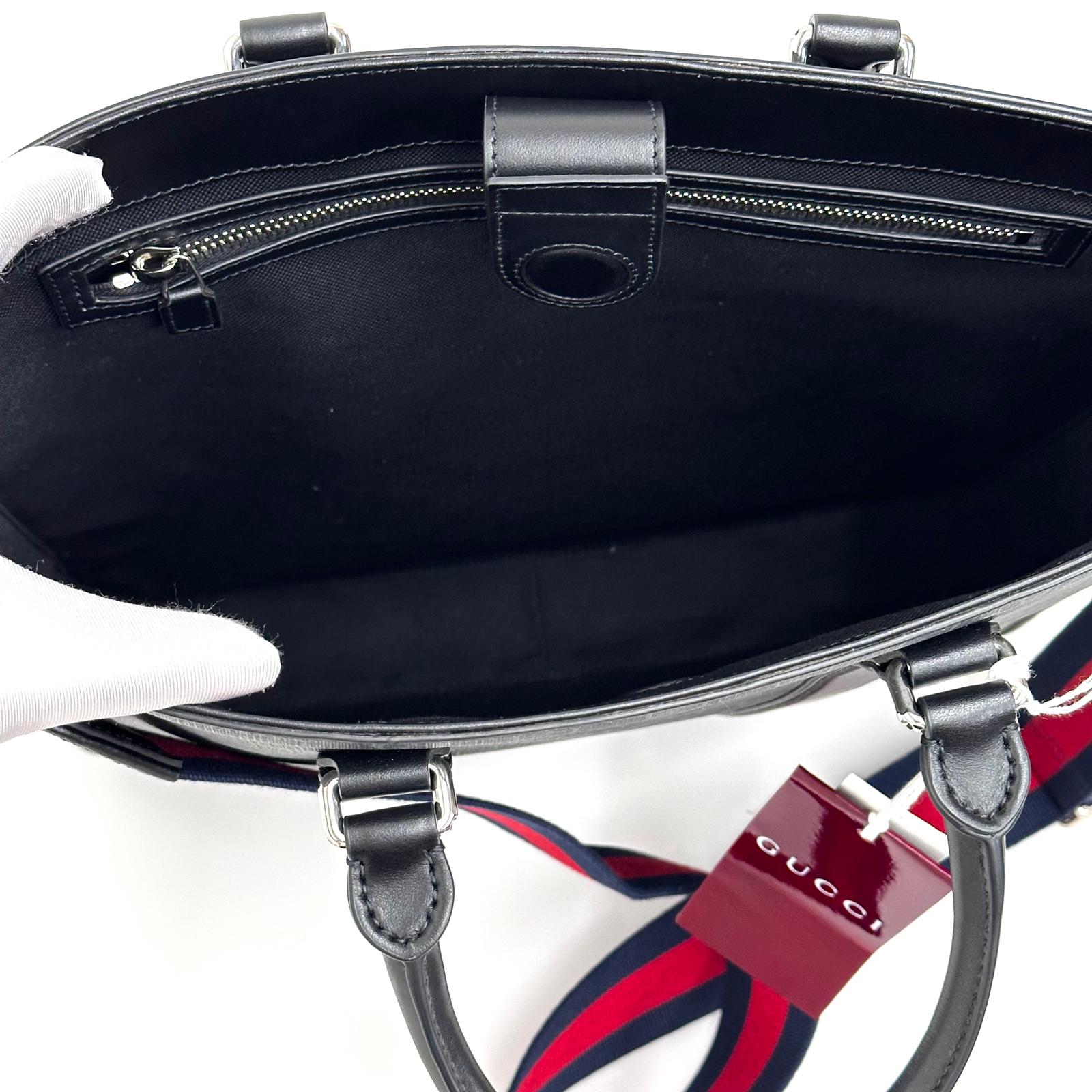 Gucci Borsa Business in Tela GG Supreme Nera